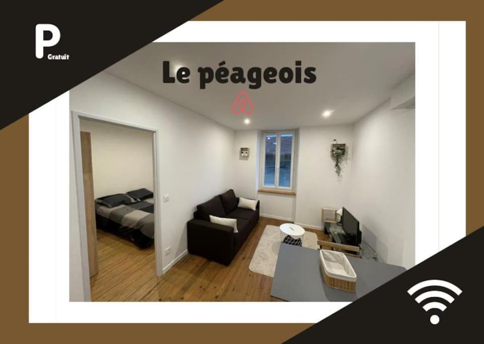 Le Peageois : Appartement Lumineux Et Calme ブール・ド・ペアージュ エクステリア 写真